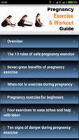 Pregnancy : Exercise & Workout capture d'écran 1
