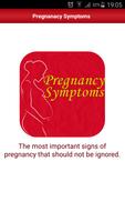 symptoms of pregnancy-poster