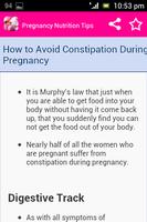 Pregnancy Nutrition Tips Ekran Görüntüsü 3