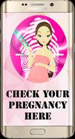 Test de grossesse - Date d'échéance du chèque Affiche