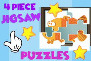 FREE 4 Piece Jigsaw Puzzles poster