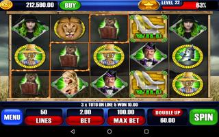 Wizard of Oz 3 Slots Affiche