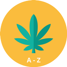 Marijuana CBD Dictionary A-Z ไอคอน