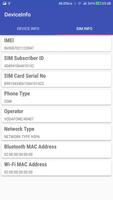 Device Id and Sim Info captura de pantalla 1