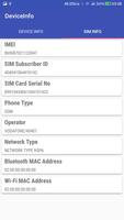 Device Id and Sim Info capture d'écran 1