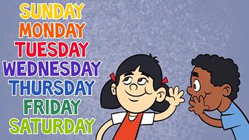 Preschool Week Days Learning imagem de tela 2