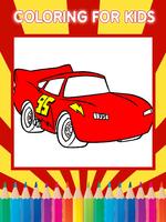 Coloring Game for SuperCars 3 syot layar 1