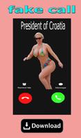 fake call President of Croatia Plakat