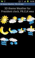 3D theme Weather, PR.CLK wea plakat