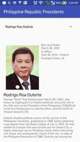 Philippine Presidents imagem de tela 1