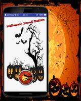 Halloweenowy Dźwiękowy guzik plakat