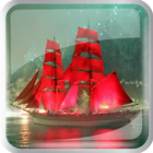 Ships at sea icon