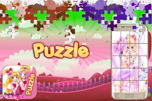 Pretty Cure puzzle Affiche