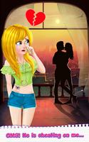 Secret High School Story Game: Love And Breakup Affiche