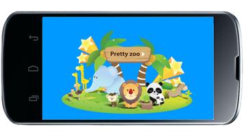 Pretty zoo for kids poster