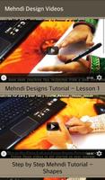 Mehndi Design Videos capture d'écran 1