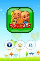 Puzzle Upin Slide Ipin New الملصق