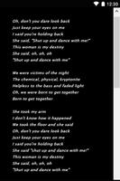 Walk The Moon Hits lyrics اسکرین شاٹ 2
