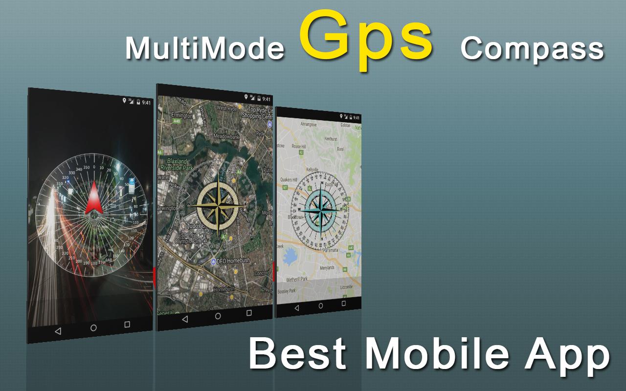 Компас Бесплатные GPS-карты навигатор направления для Андроид - скачать APK