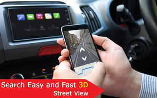Street View Live Route Finder-GPS Voice Navigation Affiche
