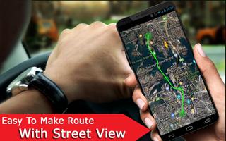 Street View Live Route Finder-GPS Voice Navigation 스크린샷 1