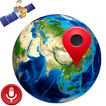 Ansicht der Straße GPS-Karten Satellitennavigation