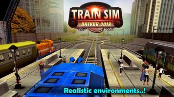 Train Sim Driver 2018 ảnh chụp màn hình 1