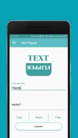 Text Flipper الملصق