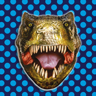 Dinosaur Face Sticker & Editor أيقونة