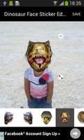 Dinosaur Face Sticker & Editor ภาพหน้าจอ 1