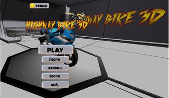 Highway Bike 3D постер