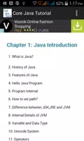 Core Java Tutorial スクリーンショット 1