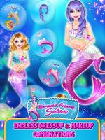 Ocean Mermaid Princess: Makeup Salon Games Poster