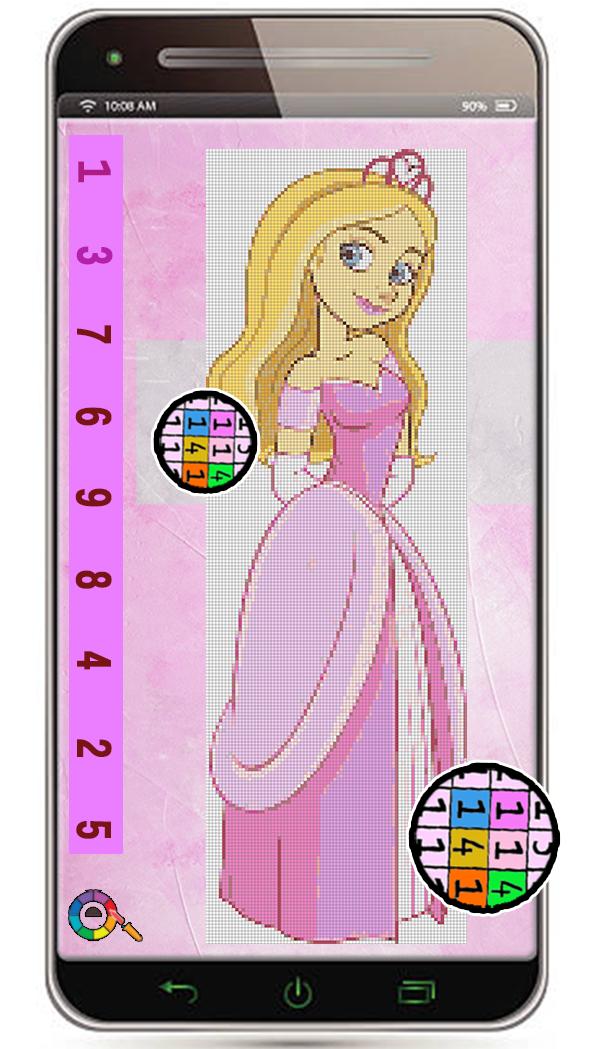 تلوين الأميرة اللون حسب الرقم For Android Apk Download
