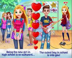 برنامه‌نما high school queen love story dress up game عکس از صفحه