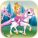 princess on the horse