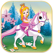 princess on the horse icon