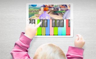 Princess Fofia Piano Magic Tiles Game For Kids Affiche