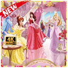Disney Princess Wallpaper HD icône