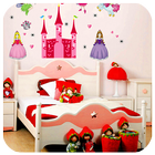 Cartoon Princess Bedroom آئیکن