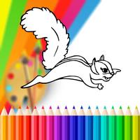 Squirrel Coloring Pages capture d'écran 1