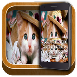 Princess Cute Kitty Emoji Keyboard