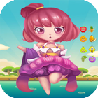 Princess Bubble Fruits Shooter icon