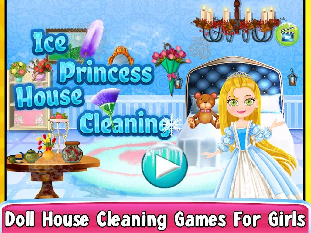 Ice Princess DollHouse Cleanup - Doll House Games APK for Android Download