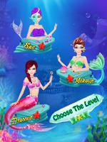 Mermaid Princess Love Story Salon Games capture d'écran 1