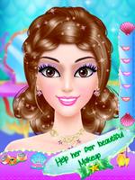 Mermaid Princess Love Story Salon Games capture d'écran 3