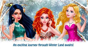 Princess Winter Holiday Diary Poster