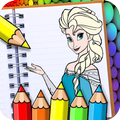 Learn to color Princesses