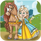 Princess sofia with Adventure horse icône