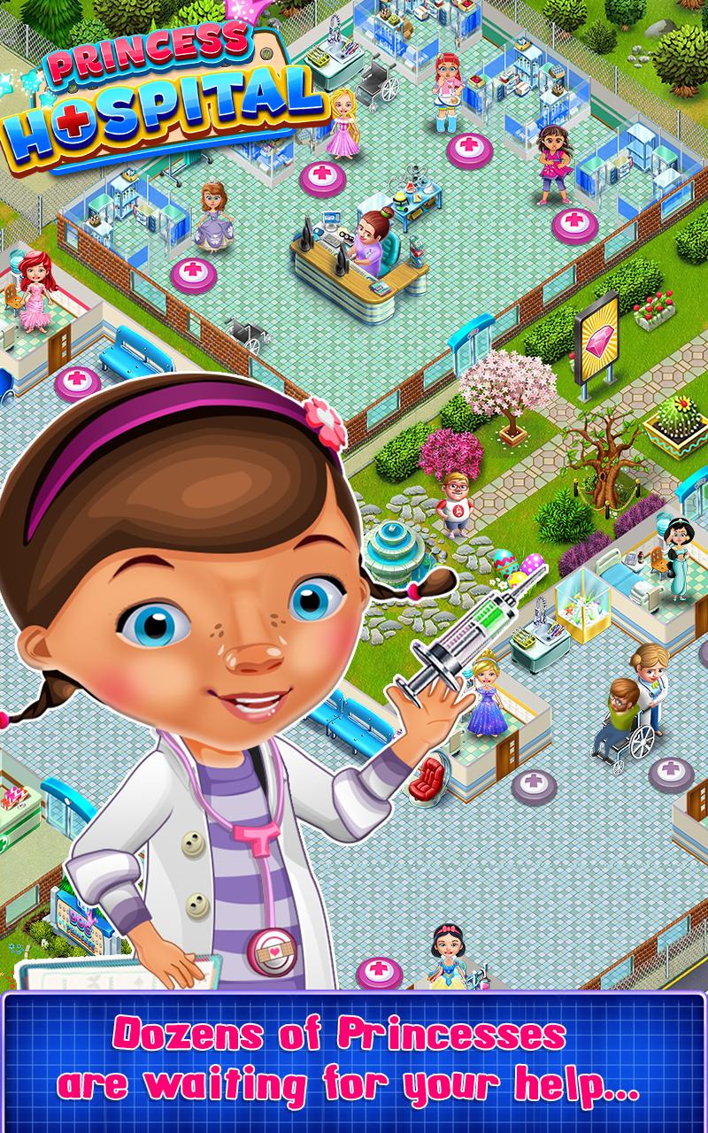 Игра веселая больница. Princess Town Hospital games.